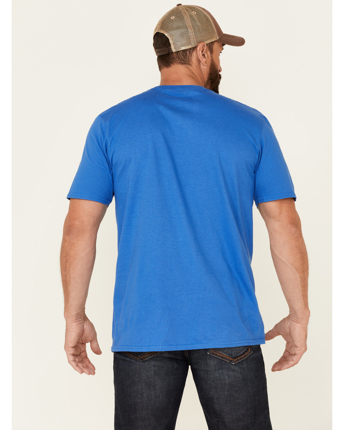 Image #4 - Moonshine Spirit Men's Best Shot Graphic Short Sleeve T-Shirt, Royal Blue, hi-res