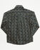 Image #3 - Cinch Toddler Boys' Geo Print Long Sleeve Button-Down Western Shirt, Navy, hi-res