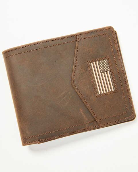 Image #1 - Hawx Men's Bi-Fold Wallet, Brown, hi-res