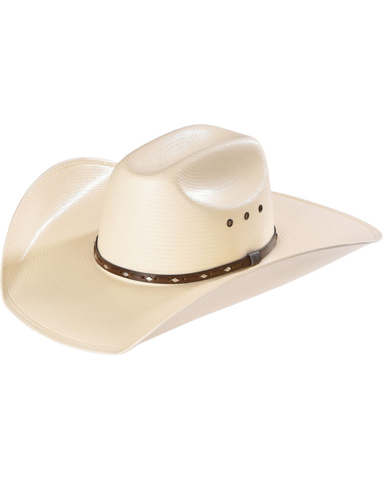 Cody James Men's Natural Straw Cowboy Hat, Natural, hi-res