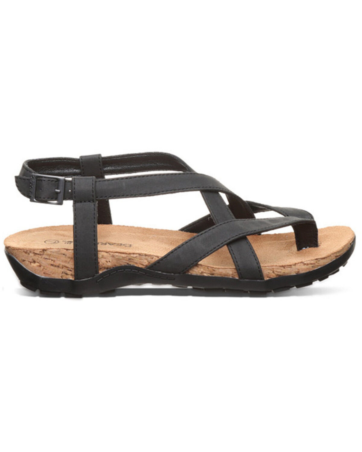 Image #2 - Bearpaw Women's Casita Sandals, Black, hi-res