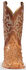 Image #4 - Justin Men's Waxy Full Quill Ostrich Western Boots - Broad Square Toe , Cognac, hi-res