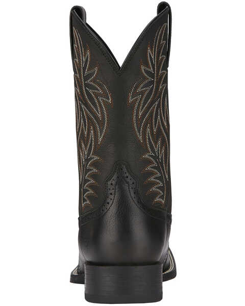 Ariat Men's Sport Western Cowboy Boots - Broad Square Toe, Black, hi-res