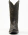 Image #4 - Corral Men's Exotic Python Western Boots - Square Toe, Black, hi-res