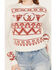 Image #3 - Wrangler Retro Women's Longhorn Horseshoe Long Sleeve Sweater, White, hi-res