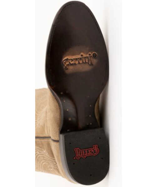 Image #7 - Ferrini Men's Roughrider Roughout Western Boots - Medium Toe , , hi-res