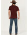 Image #3 - RANK 45® Men's Roadrunner Medium Wash Slim Straight Stretch Denim Jeans - Tall, Medium Wash, hi-res