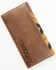 Image #3 - Hooey Men's Brown Patchwork Overlay Rodeo Wallet, Brown, hi-res