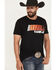 Image #2 - RANK 45® Men's Pole Position Short Sleeve Graphic T-Shirt, Black, hi-res