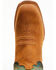 Image #6 - Lucchese Men's Gordon Western Boot - Broad Square Toe, Caramel, hi-res