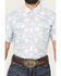 Image #3 - Rock & Roll Denim Men's Tek Southwestern Print Short Sleeve Snap Stretch Western Shirt, Light Blue, hi-res
