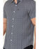 Image #3 - Brixton Men's Charter Tile Short Sleeve Button-Down Stretch Shirt, Navy, hi-res