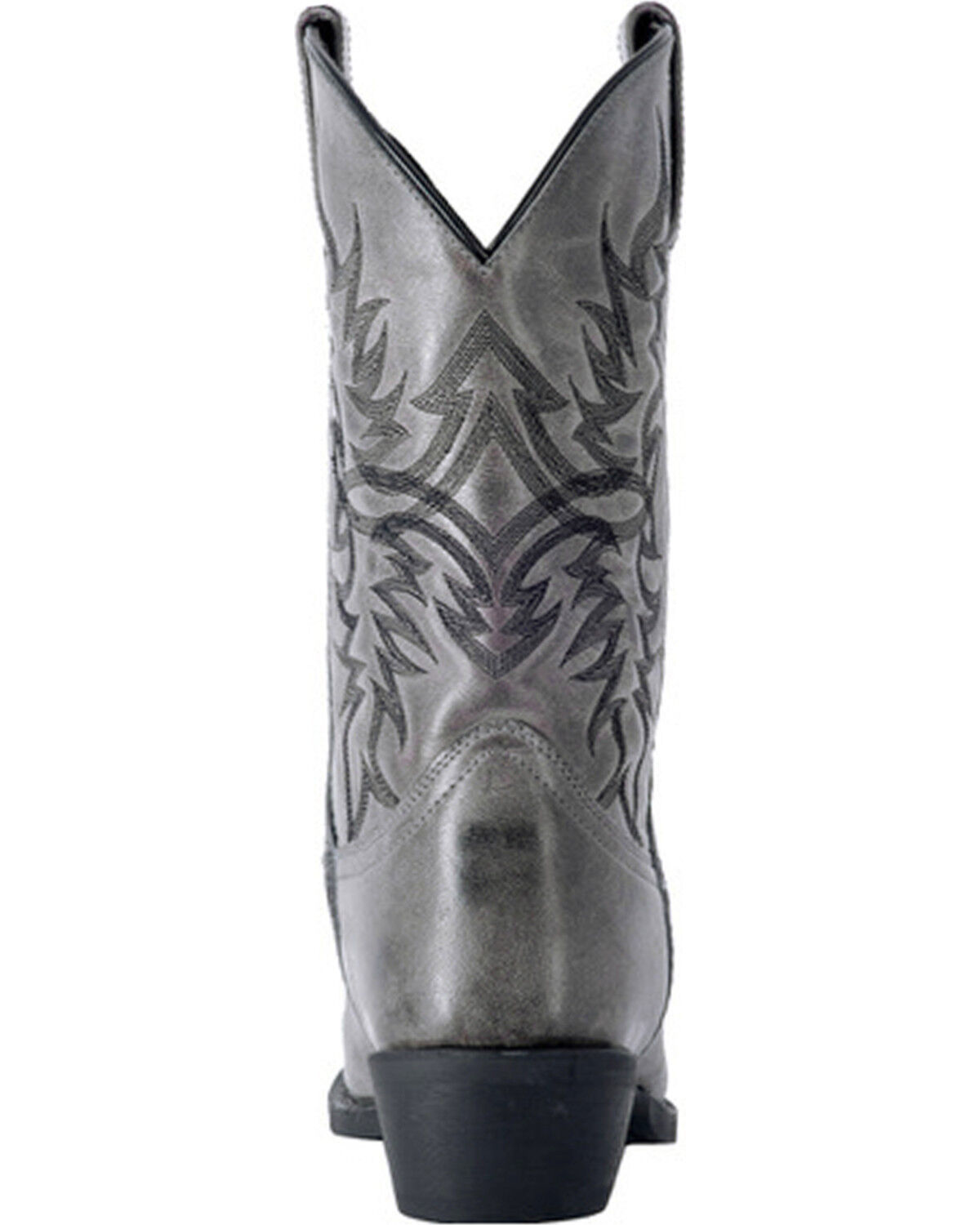 Image #7 - Laredo Men's Harding Waxy Leather Western Boots - Round Toe, Grey, hi-res
