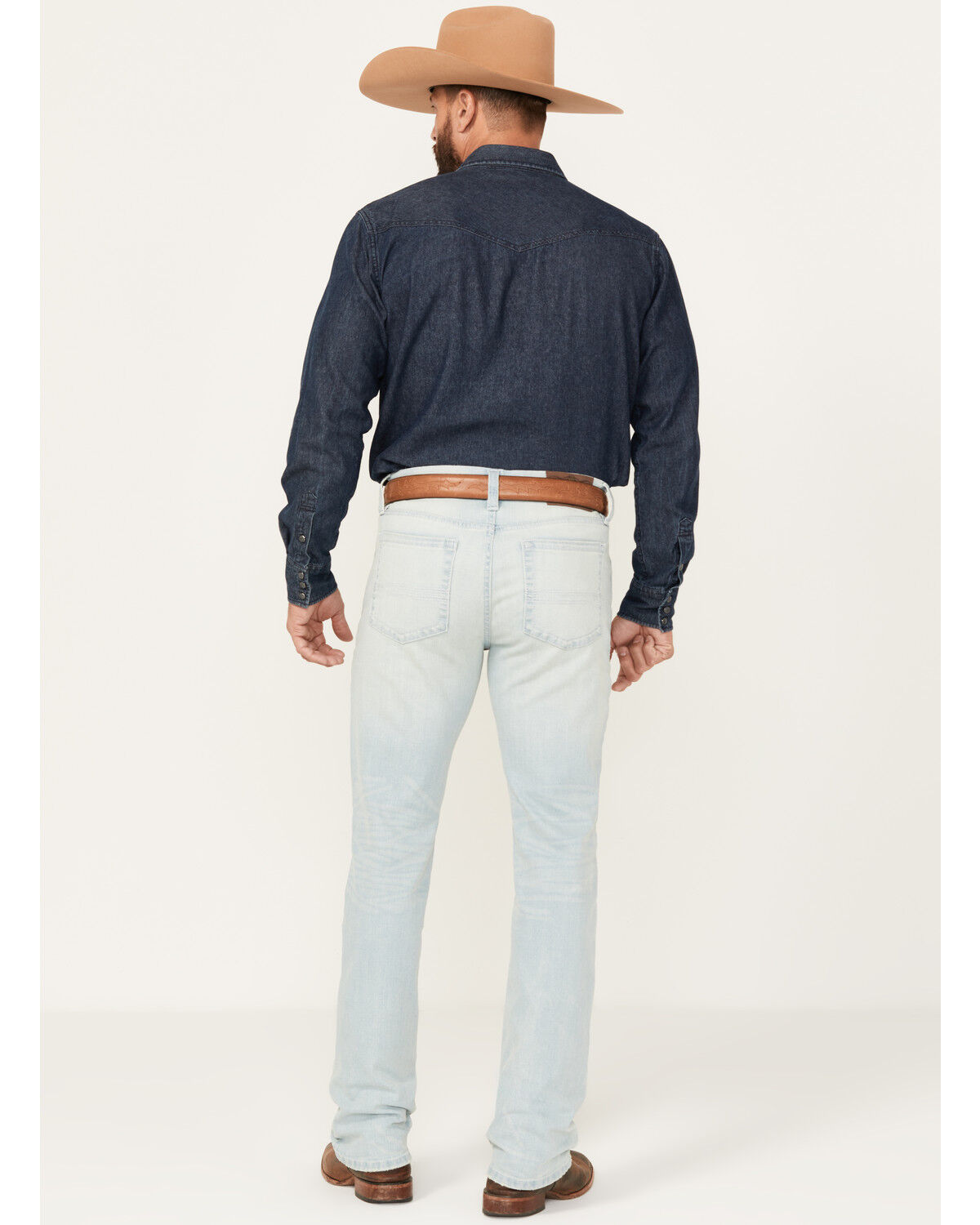 Image #3 - Cody James Men's Settler Light Wash Slim Straight Stretch Denim Jeans, Light Wash, hi-res
