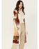 Image #1 - Shyanne Women's Geo Print Duster Cardigan, Ivory, hi-res