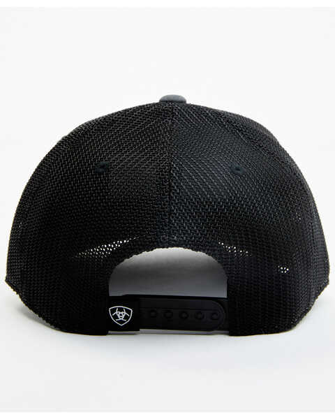 Image #3 - Ariat Men's Logo Patch Ball Cap , Black, hi-res