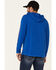 Image #4 - HOOey Men's Captain Bamboo Logo Long Sleeve Hooded T-Shirt , Blue, hi-res