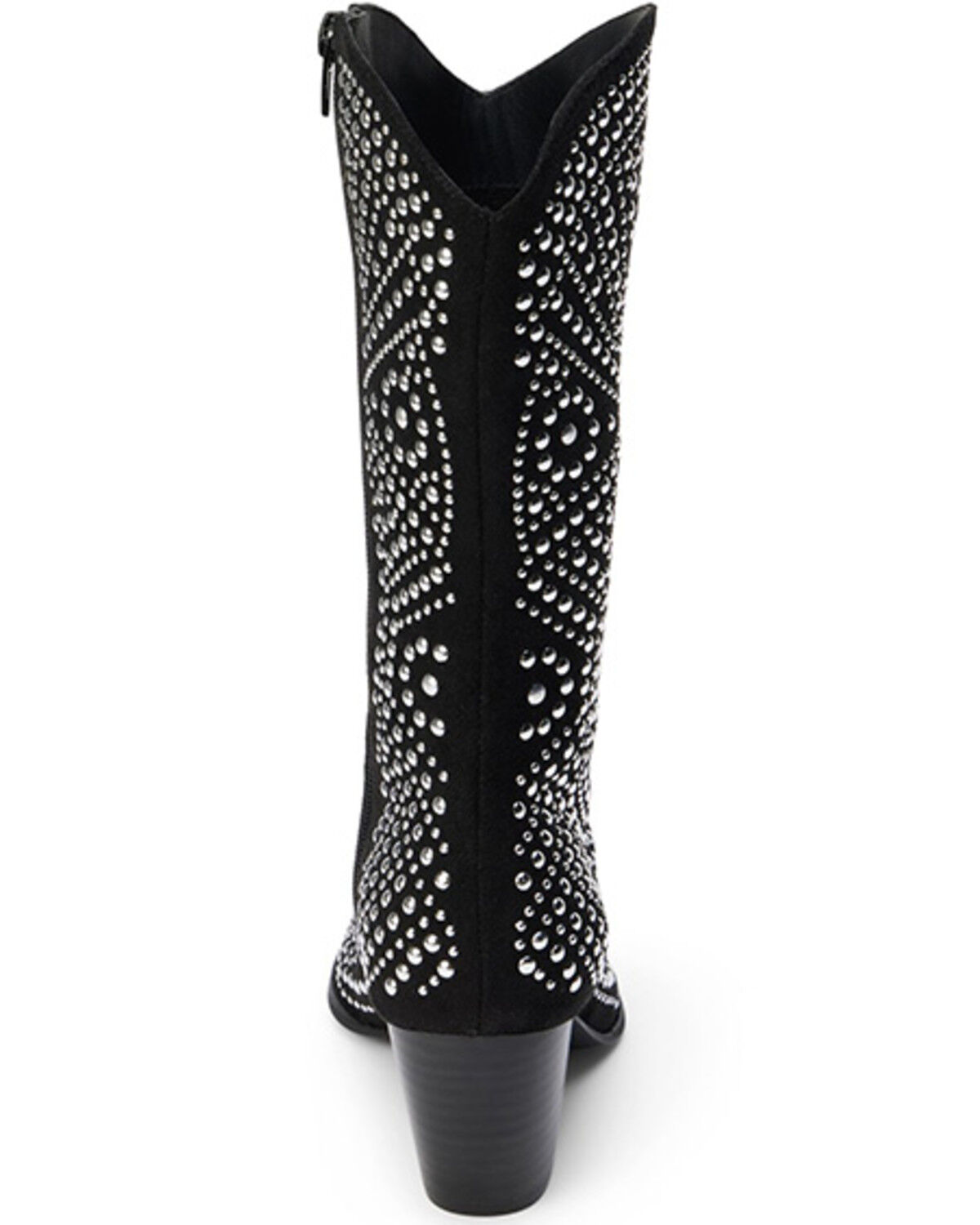 Image #5 - Matisse Women's Twain Studded Western Boots - Round Toe, Black, hi-res