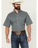 Image #1 - Wrangler Riata Men's Assorted Plaid Print Short Sleeve Button-Down Western Shirt, , hi-res