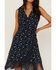 Image #4 - Idyllwind Women's Queens Lane Star Print Wrap Fringe Mini Dress, Navy, hi-res