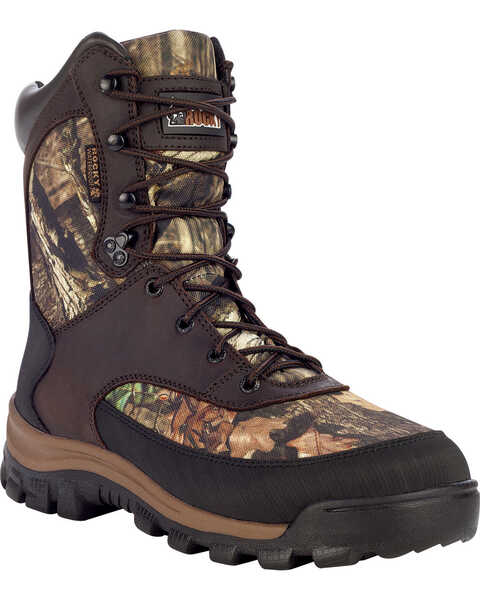 Image #1 - Rocky Core Waterproof Insulated Outdoor Boots - Round Toe, Camouflage, hi-res