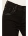 Image #4 - Miss Me Women's Mid Rise Border Pocket Bootcut Stretch Denim Jeans, Black, hi-res