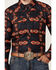 Image #3 - Rock & Roll Denim Men's Tek Southwestern Print Long Sleeve Snap Western Shirt, Charcoal, hi-res