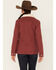 Image #4 - Powder River Outfitters Women's Sherpa-Lined Collar Denim Military Jacket, Red, hi-res