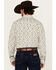 Image #4 - Gibson Trading Co Men's Flower Power Floral Print Long Sleeve Snap Western Shirt, Cream, hi-res