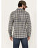 Image #4 - Brothers and Sons Men's Bowie Everyday Plaid Print Long Sleeve Button Down Flannel Shirt, Dark Grey, hi-res