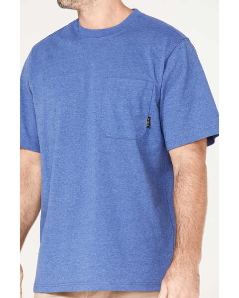 Image #3 - Hawx Men's Forge Work Pocket T-Shirt , Blue, hi-res