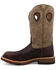 Image #3 - Twisted X Men's 12" Western Work Boots - Composite Toe, Dark Brown, hi-res