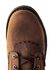Justin Men's Pulley Waterproof MetGuard 8" Lace-Up Work Boots - Composite Toe, Brown, hi-res