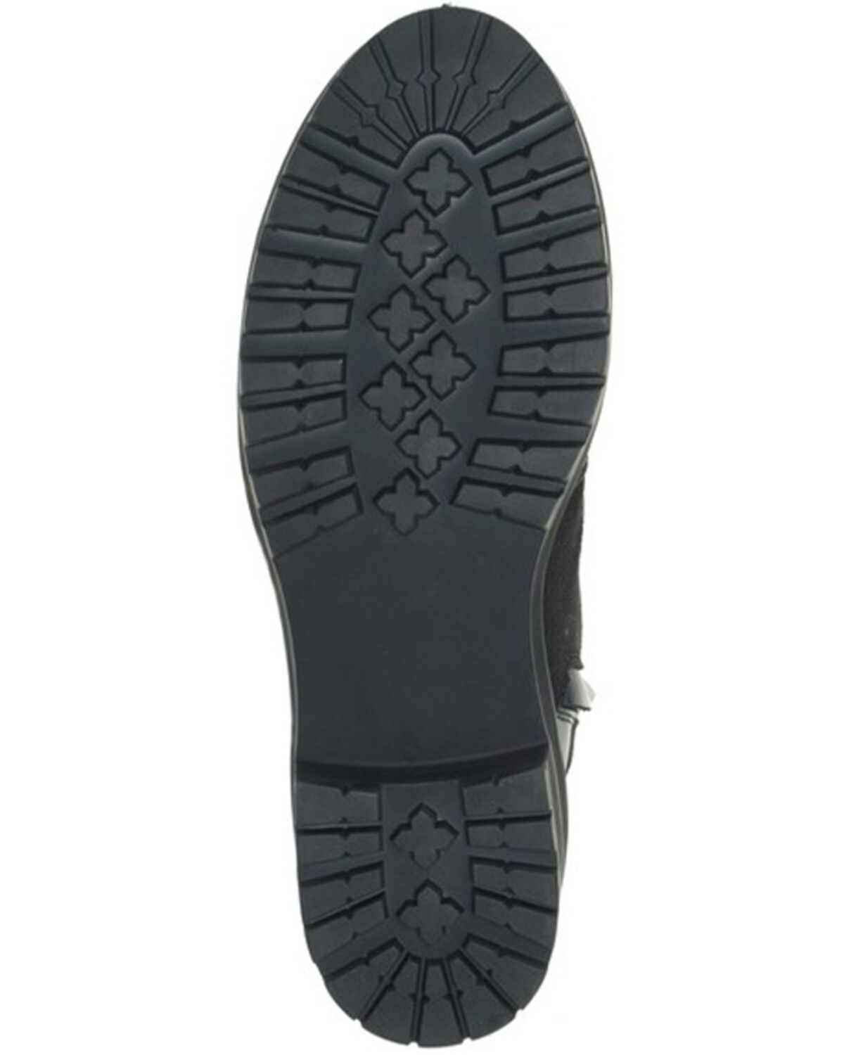 Image #4 - Harley Davidson Women's Valene Canvas 5" Lace-Up Moto Boots - Round Toe, Black, hi-res