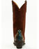 Image #5 - Idyllwind Women's Leap Snake Suede Leather Western Boots - Snip Toe , Brown, hi-res