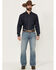 Image #1 - Ariat Men's M4 Corralitos Louis Light Wash Relaxed Bootcut Rigid Denim Jeans - Big, Light Wash, hi-res