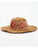 Image #3 - Shyanne Women's Floral Crochet Straw Fashion Sun Hat, Tan, hi-res