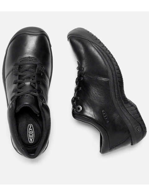 Image #4 - Keen Women's PTC Oxford Work Shoes - Round Toe, Black, hi-res