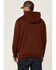 Image #4 - Hawx Men's Primo Logo Graphic Fleece Hooded Work Sweatshirt, Wine, hi-res