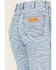 Image #4 - Wrangler Women's Meow Laser Tiger Print Wanderer Flare Jeans, Blue, hi-res
