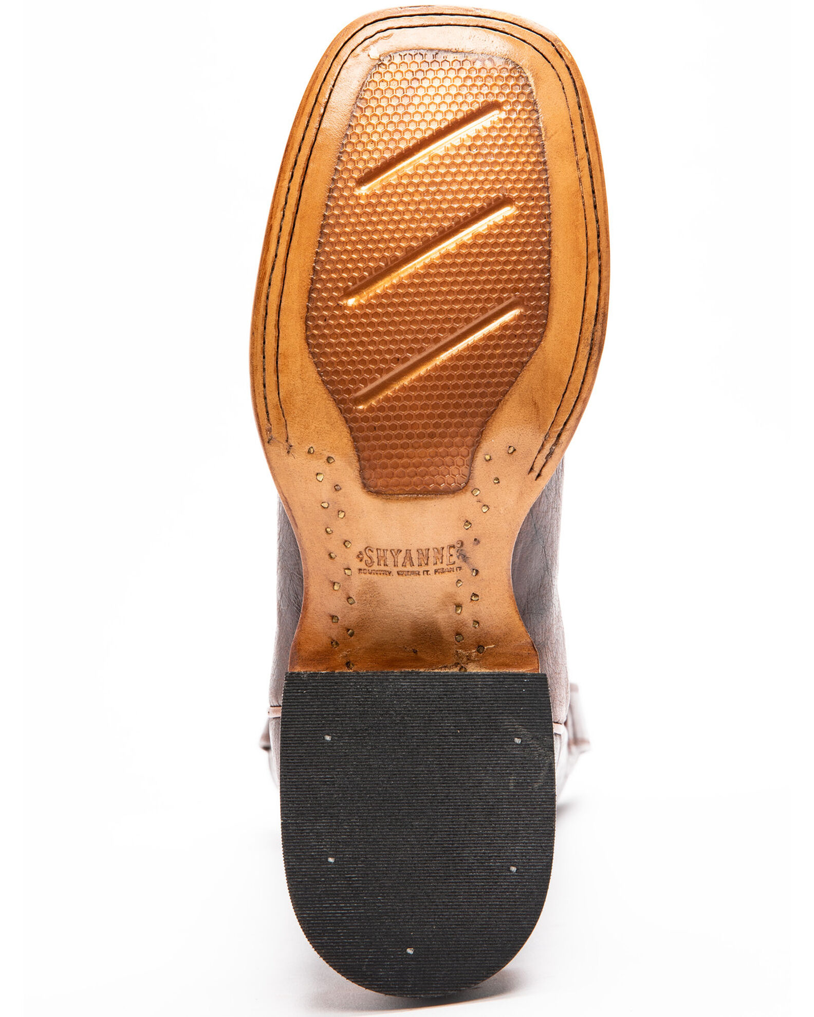 Image #7 - Shyanne Women's Hybrid Leather TPU Sweetwater Western Performance Boots - Broad Square Toe, Brown, hi-res