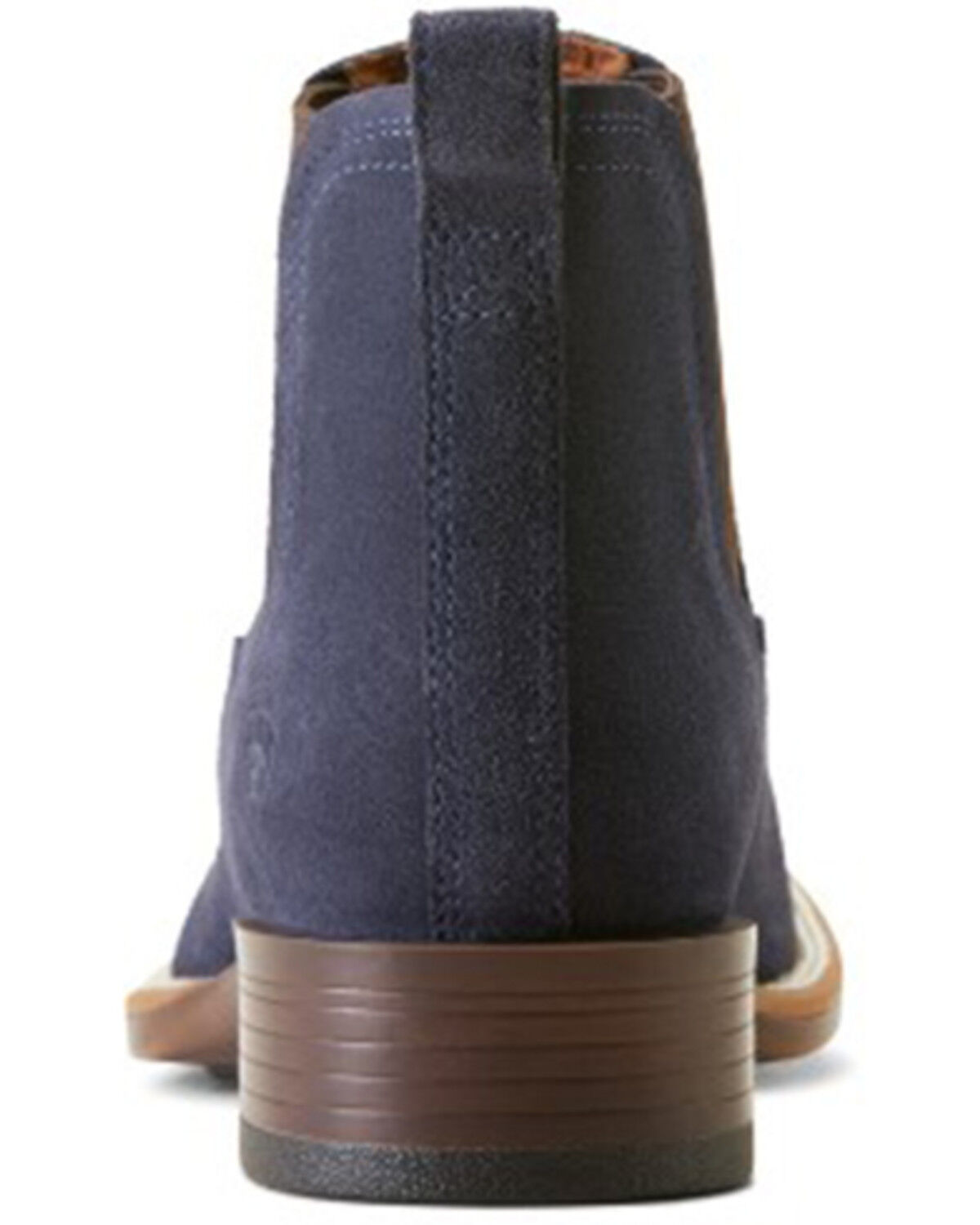 Image #3 - Ariat Men's Booker Ultra Western Boots - Broad Square Toe, Navy, hi-res