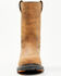 Image #4 - Hawx Men's 11" Industrial Wellington Work Boots - Composite Toe, Brown, hi-res