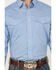 Image #3 - Wrangler 20X Men's Geo Print Long Sleeve Snap Stretch Western Shirt, Blue, hi-res