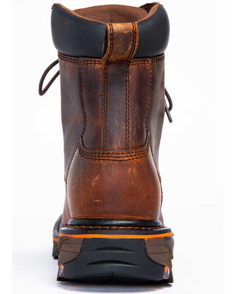 Image #3 - Cody James Men's 8" Decimator Work Boots - Soft Toe, Brown, hi-res