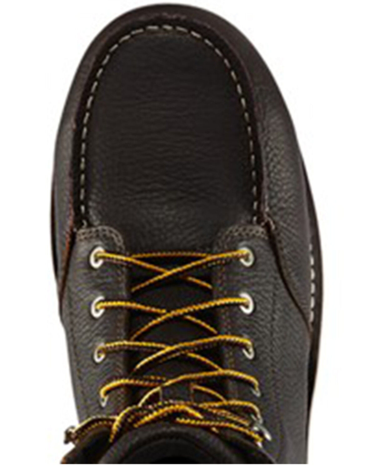 Image #4 - Danner Men's 8" Cedar River Moc Work Boots - Soft Toe, Dark Brown, hi-res