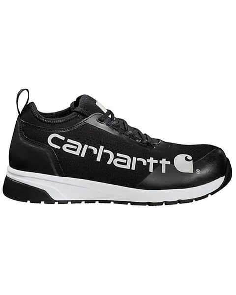 Image #2 - Carhartt Men's Force Work Shoes - Nano Composite Toe, Black/white, hi-res