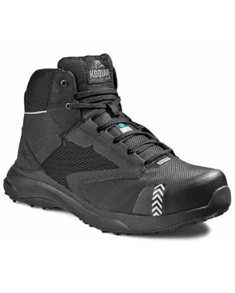 Kodiak Men's Quicktrail Mid Athletic Work Shoes - Nano Composite Toe, Black, hi-res