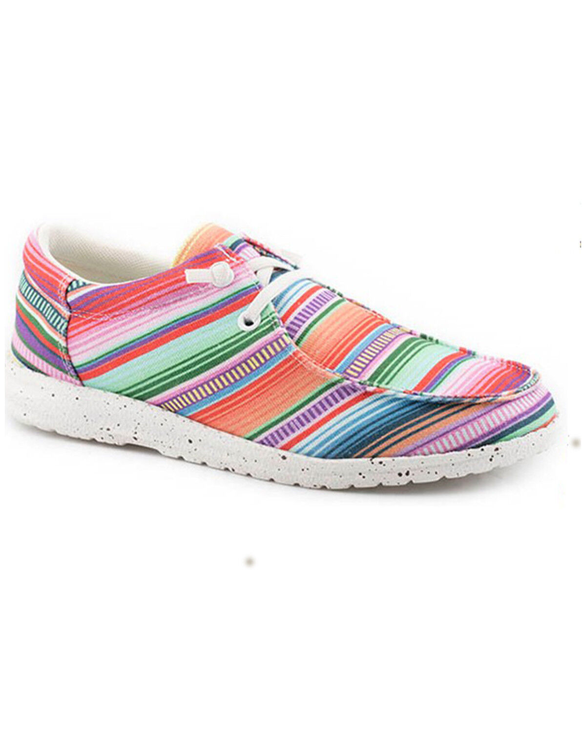 Image #1 - Roper Boys' Hang Loose Casual Shoes - Moc Toe, Pink, hi-res