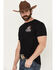 Image #4 - Cowboy Hardware Men's God And Country Short Sleeve Graphic T-Shirt, Black, hi-res